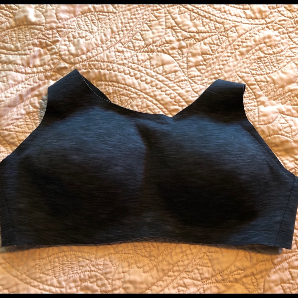 Dark grey lulu sports bra